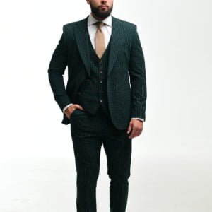 Costume Vert ligné – Image 1