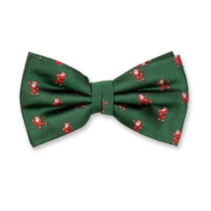 Noeud papillon de Noël Pères Noël dansants – Image 1