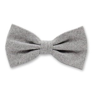 Noeud Papillon Laine Gris clair – Image 1