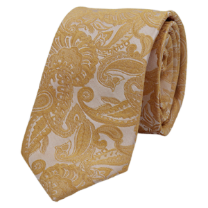 Cravate de Mariage Or – Image 1