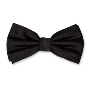 Nœud papillon homme noir – Image 1