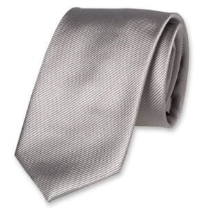Cravate XL grise – Image 1