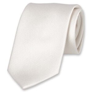 Cravate XL Blanc – Image 1