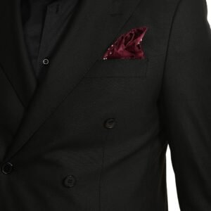 Costume croisé noir – Image 4