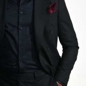 Costume croisé noir – Image 3