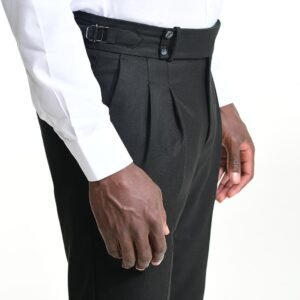 Pantalon Noir Sartorial – Image 3