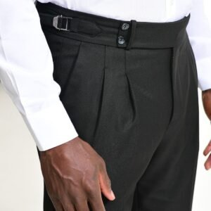 Pantalon Noir Sartorial – Image 2